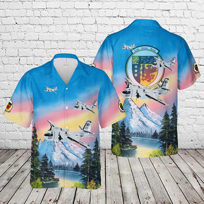 US Navy VS 38 Red Griffins S 2 Tracker Hawaiian Shirt