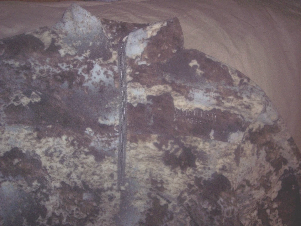 Mens Camo Shirt Fleece Shirt Mens Large Fleece Pullover  Shirt Truetimber Camo - Image 3 of 4