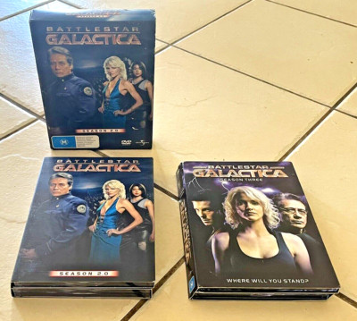 Battlestar Galactica DVD Season 2.0 & 3 Sci-fi - Region  2, 4 & 5