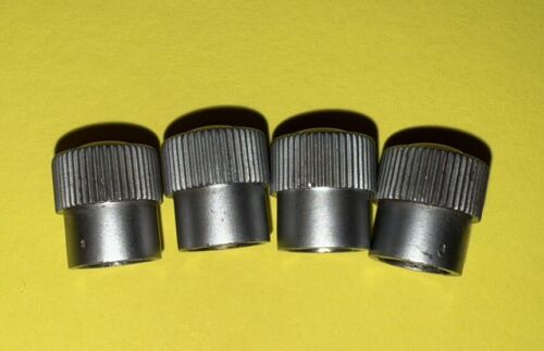 **Genuine Audi Valve Stem Caps - Red Audi Sport Logo** Set Of 4 - Picture 4 of 4
