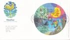 GB ROYAL MAIL FDC FIRST DAY COVER 2001 THE WEATHER STAMP SHEET BUREAU PMK