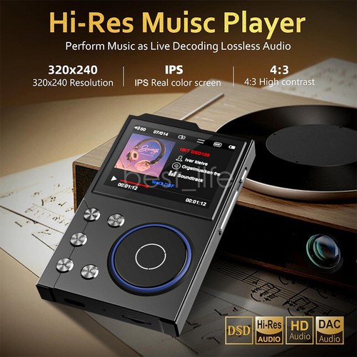 Bluetooth MP3 Player High Resolution HiFi Lossless Sound Digital Music Speaker - Picture 3 of 28