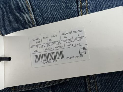 Gucci Blue Jeans Washed Denim Pants Size US 32, Made in Italy - Picture 8 of 8