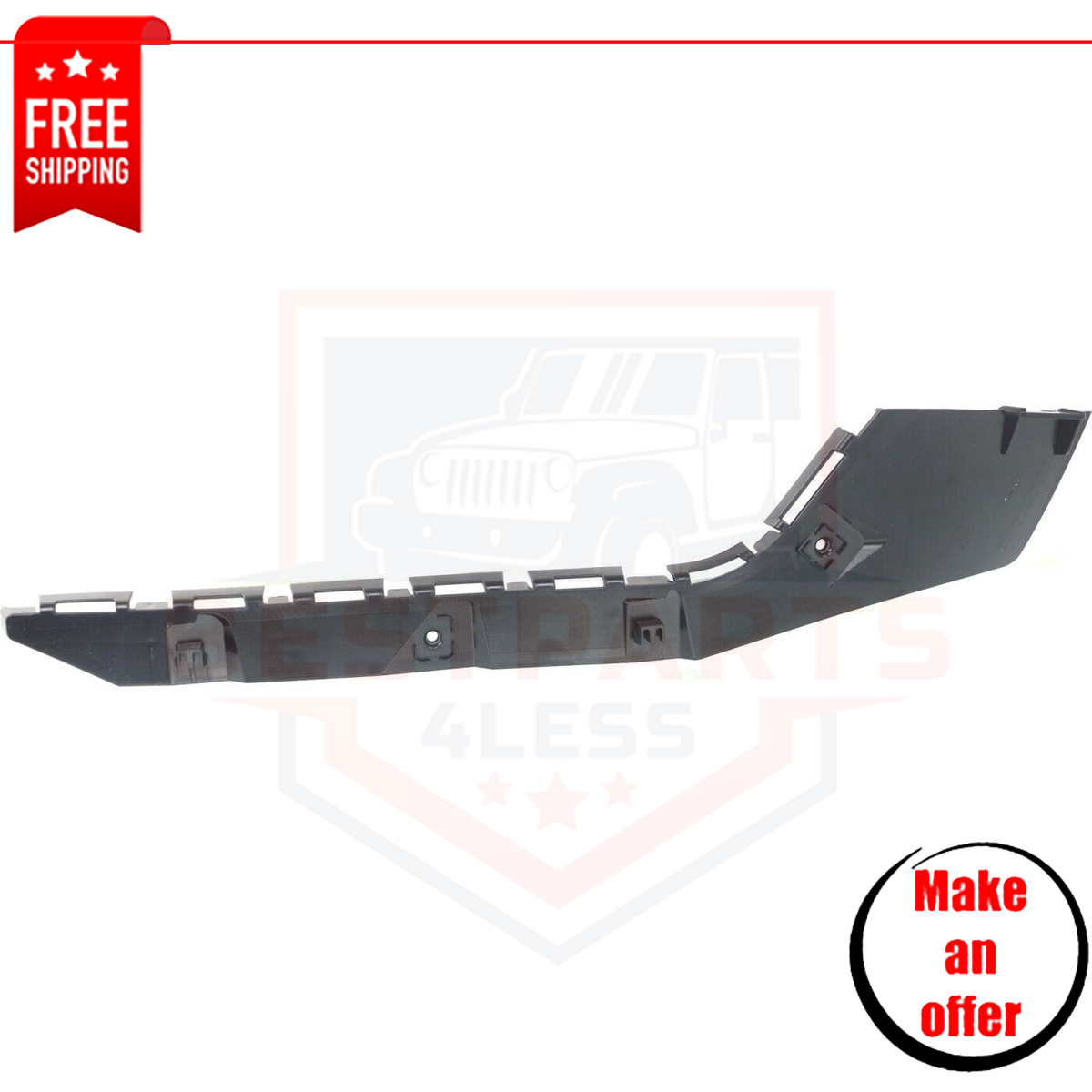 Evan-Fischer Rear Bumper Retainer For 2010-2012 Ford Fusion – Passenger Right Side