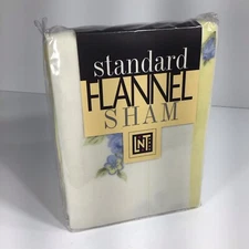 Linens ‘ n Things Standard Flannel Lavender Floral Design Pillow Sham