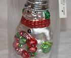 Jan Karon Mitford Hallmark Glass Snowman 6" Ornament New-Original Package