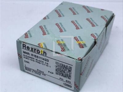 1PC New Rexroth R165111420 linear guide slider