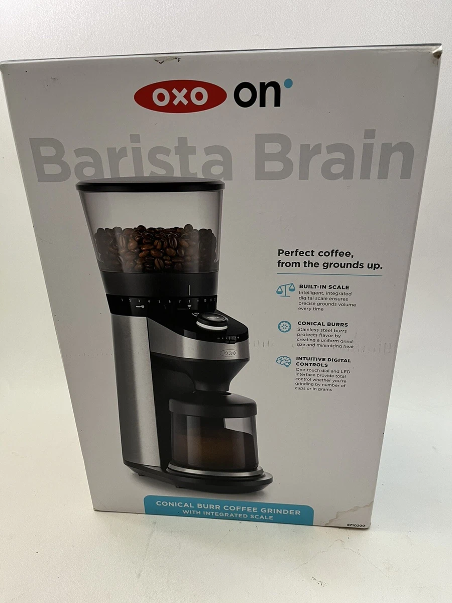  OXO Brew Conical Burr Coffee Grinder with Scale : Home & Kitchen