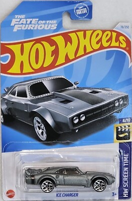 Hot Wheels - 2024 HW Screen Time 6/10 Ice Charger 78/250 (BBHTB34)