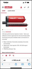 Hilti chemfix for builders 
