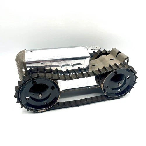 Vintage Marx Wind Up Litho Climbing Tractor Power Snap Tin Tracks Tested Working