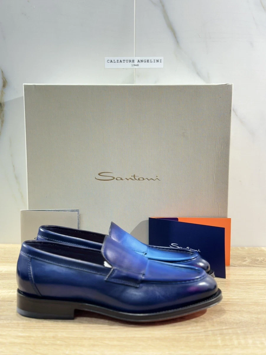 Santoni mocassin hot sale