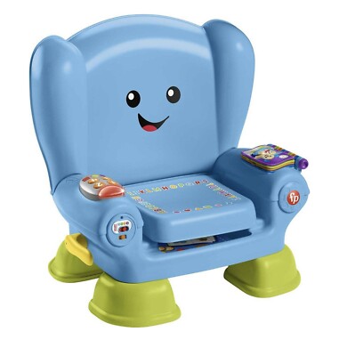 Fisher-Price Laugh & Learn Smart Stages Chair with Lights and Sounds, BLUE. New