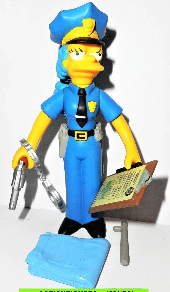 The Simpsons フィギュア 新品未開封 OFFICER MARGE The SIMPSONS world of Springfield OFFICER MARGE 2001 series