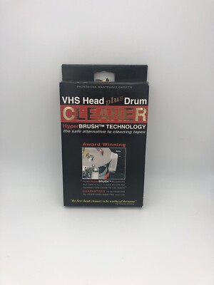 Professional Hyper Brush Head Plus Drum Cleaner VHS Cleaner TM270 Video