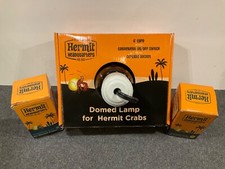 Lamp For Hermit Crabs, Headquarters Domed, 6' Cord ON/OFF Switch Fluker  s Hermit