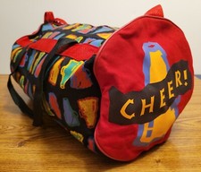 Cheerleader Duffle Bag - 90s Style Vintage Retro Colorful Megaphone