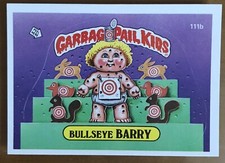 1986 Topps Garbage Pail Kids Card # 111b - 3rd Series - BULLSEYE BARRY - NRMT