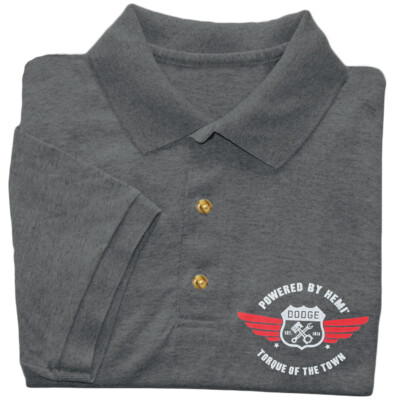 Dodge Ram Hemi Polo Shirt Mens Clothing Apparel Dodge Ram Trucks