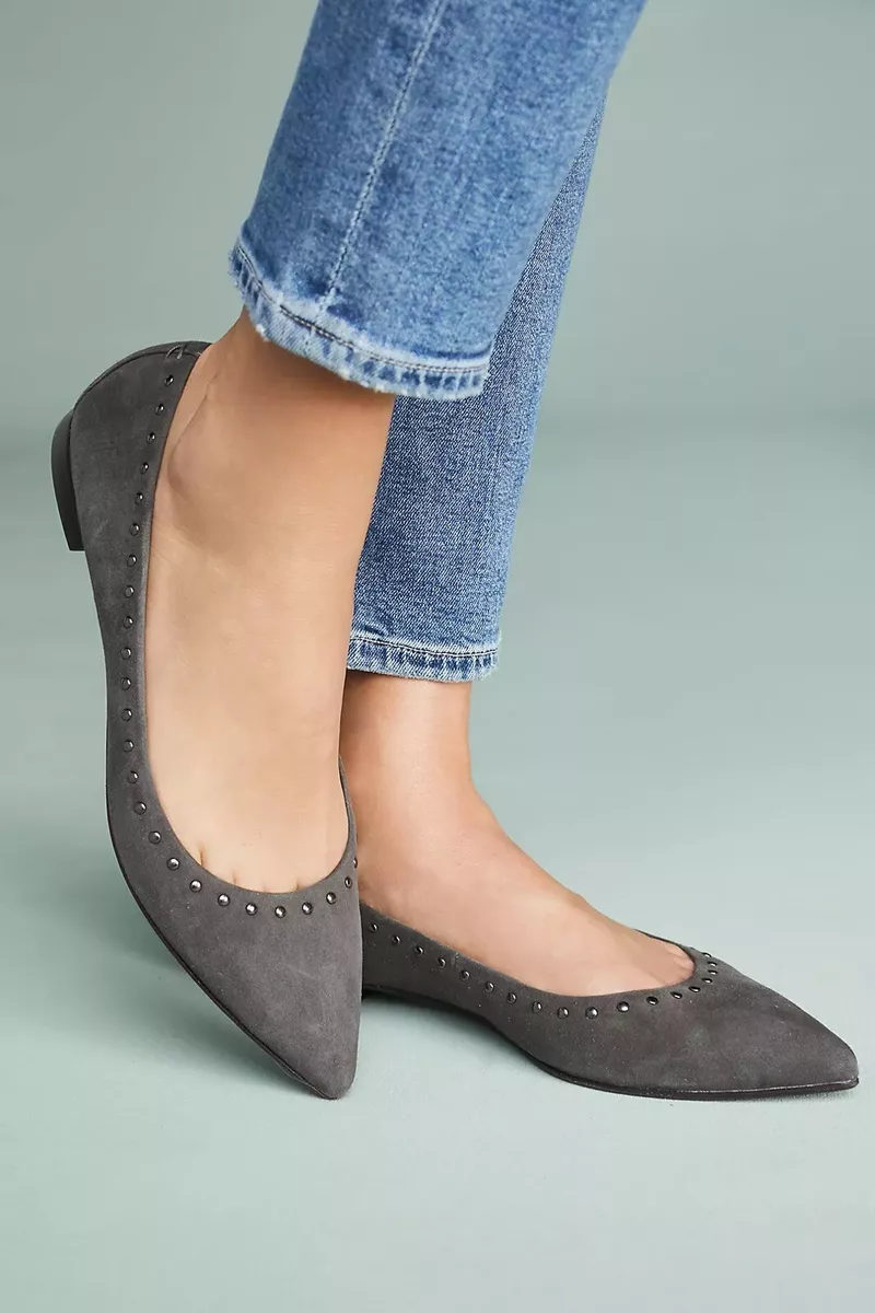 Frye sienna studded store ballet flat