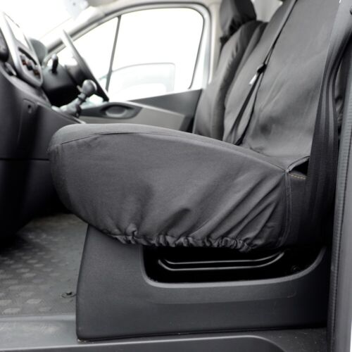 VAUXHALL OPEL VIVARO STANDARD VAN TAILORED FRONT SEAT COVERS (2014-2019) 296 - Picture 9 of 12