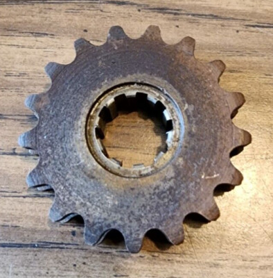 17B35-2 NOS Snowmobile ATV Sprocket 17 Tooth 35-2 Double 3/4''-10 Spline Vintage