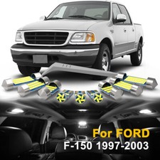 14x White Led Interior Dome Map Lights Package Kit For Ford F-150 1997-2003 14x White Led Interior Dome Map Lights Package Kit For Ford F-150 1997-2003