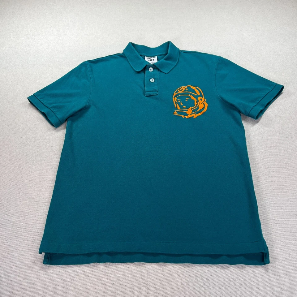 Polo Billionaire Boys Club Para Hombre M Azul Bordado Logo Astronauta Y2K Foto 4 de 4