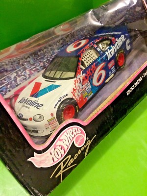 1999 Hot Wheels Racing NASCAR #6 Roush Racing Ford Taurus Toy Car 1:24 Scale 