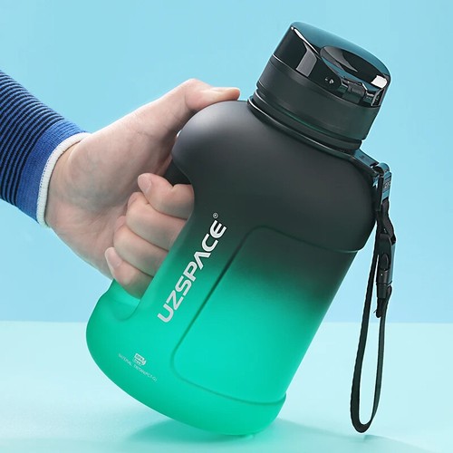 UZSPACE Large Water Bottle Sport Gym Travel Flask Juice Drink Jug Cup BPA Free - Picture 16 of 21