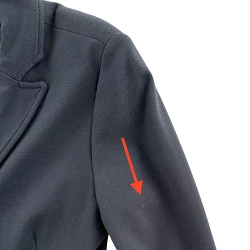 Eileen Fisher Dark Gray One-Button Sweatshirt Blazer PP/XS Petite - Picture 6 of 7