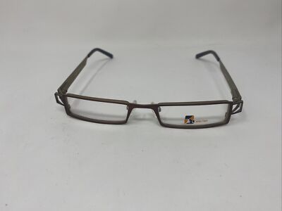 ESSEL EYEWEAR R&L 218 C3 Brown 46/18/135 FLEX HINGE EYEGLASSES!G79