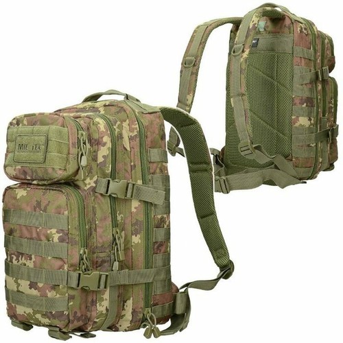 Mil-Tec 20L Small US Assault Patrol Zaino tattico MOLLE Borsa Trekking  Vegetato | eBay