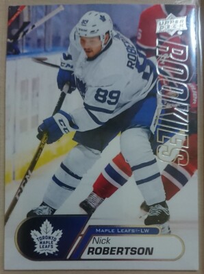 Nick Robertso Rookies - Toronto Maple Leafs - UD NHL Rookie Box Set  2020-21