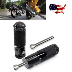 CNC Universal Motorcycle M8 Folding Footpegs Rider Foot Rest Pegs Set Rearset
