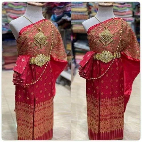 Cute Tradition Princess Thai Girl Kids Dress Rum Dance Costume School Occasions - Bild 6 von 34