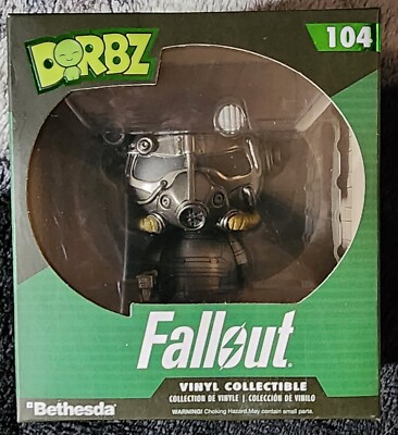 Fallout Power Armor Funko Dorbz Vinyl 104 Funko Loot Crate Bethesda Exclusive