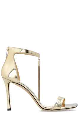 Jimmy Choo Gouden Vinca Sandalen Yellow Dames Size IT36