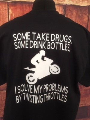 Street bike wheelie shirt, just wide 