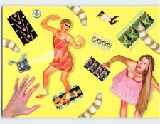 Postcard Victor Faccinto 16mm Multi Screen Projection Performances Advertisement