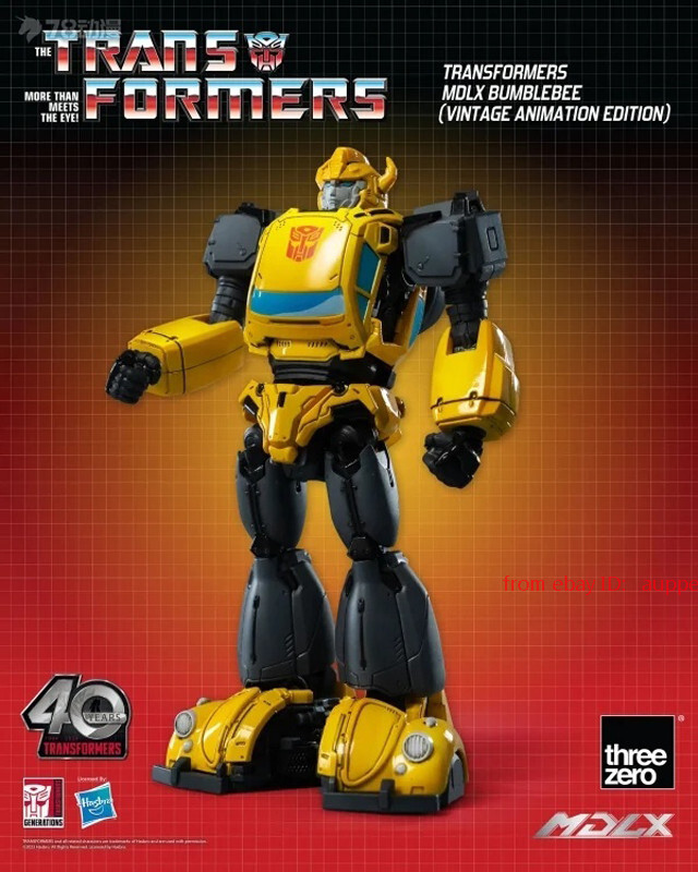 Threezero 3a Mdlx Autobot Bumblebee Vintage Animation Ver. Action