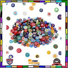 Millefiori Mosaic Glass Tiles for Crafts and DIY Ornaments Assorted Pieces