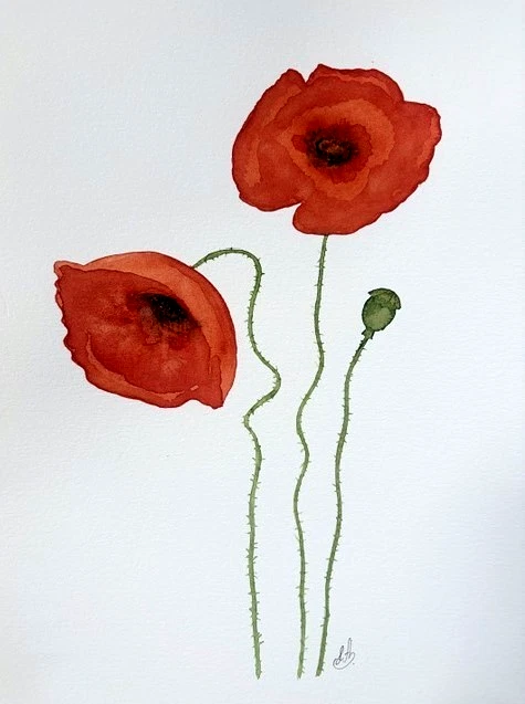 Poppy Painting for sale | eBay