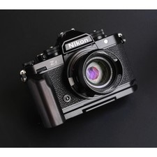Ebony Hand Grip Wood L Plate Bracket Tripod Quick Release for Nikon ZF Camera