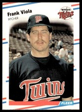 1988 Fleer Frank Viola Minnesota Twins #25