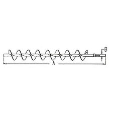 Clean Grain Auger fits International 1480 1482 1319173C1