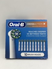 Oral-B CrossAction Replacement Brush Heads 10 Pack Electric Toothbrush Refills