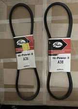 Bulk Lot of Gates V-belts  A38 1/2" x 40" - Lot Of 2