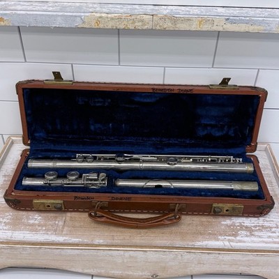 Gemeinhardt M2 Silver Plated Flute with Hard Case, Vintage 1970s * Read
