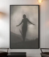 The Breeze by Anne Brigman Canvas/Poster Wall Art - Vintage Photography Print